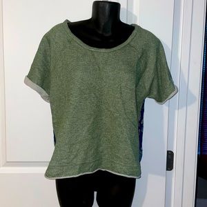 Green different sided NOBO top